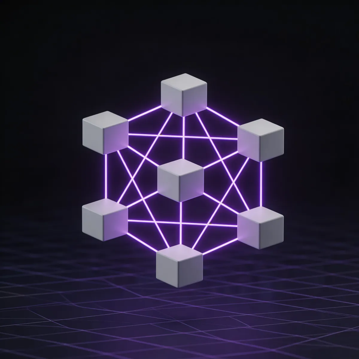 Decentralized AI infrastructure diagram
